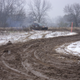 Illustration for article titled Rallycrossing in the snow is basically a mud bog with turns.